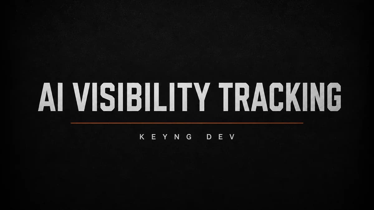 How an AI Visibility Tracking Tool Works