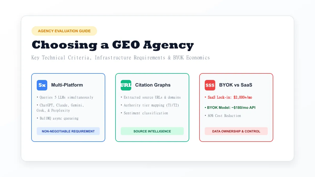 Choosing a Generative Engine Optimization Agency